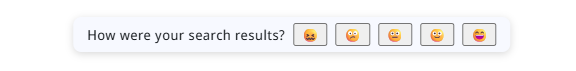 Search satisfaction widget rendering in Primo NDE